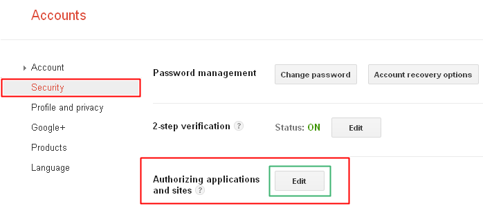 Authorizing applications and sites in Gmail Authorizing applications and sites in Gmail