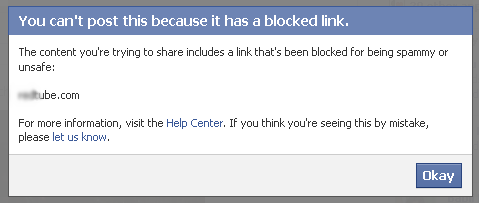 blocked Share Banned / Blocked Websites on Facebook   Pwn Zuck 