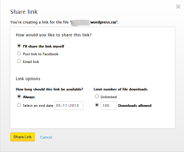 norton zone sharing options